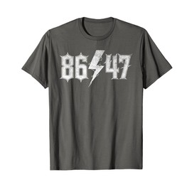Sarcastic 8647 Vintage 80s Style 86 47 Rock Music 8647 T-Shirt