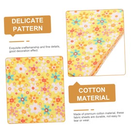 TEHAUX 28pcs Floral Print Cotton Fabric Strips for Sewing and Quilting Crafting Multi Patchwork Material