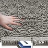 Poligono Bathroom Rug, Non-Slip, Washable, Microfibre Absorbent Bath Mat, Shower
