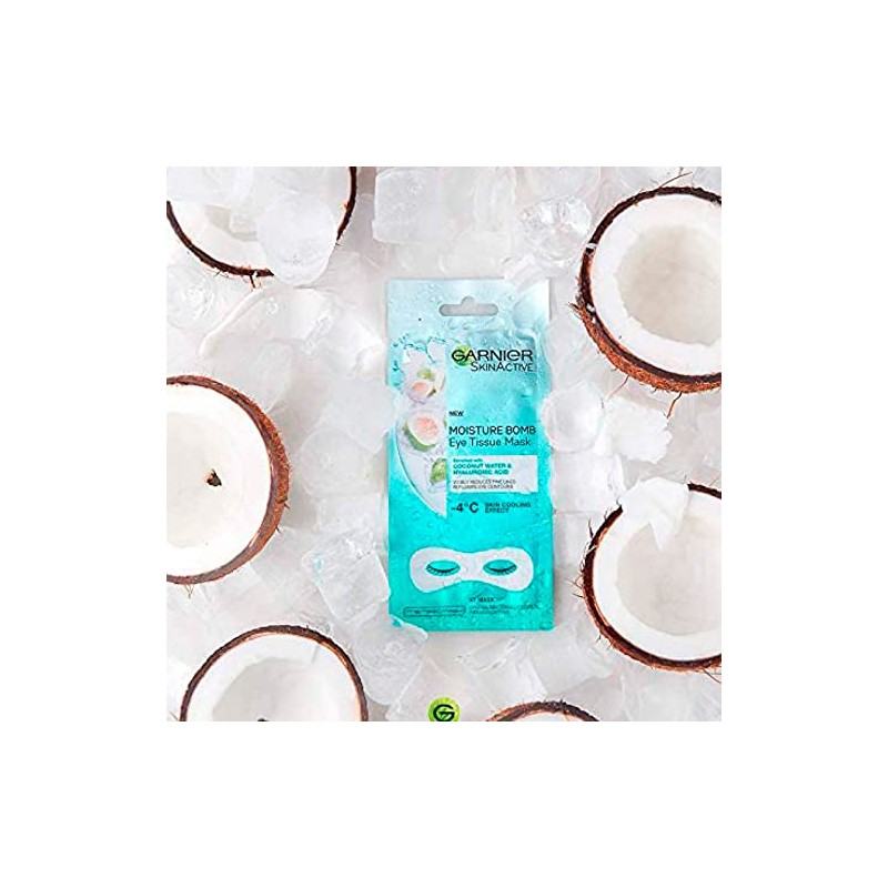 5 x Garnier Skinactive Revitalising Eye Mask with Coconut Water