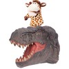 Dinosaur Puppet Rubber Portable Hand Drawn Comfortable Grip Tyrannosaurus Hand
