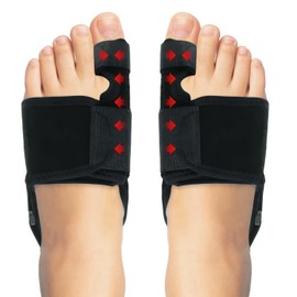 NECXON 1 Pair Bunion Correctors Big Toe Straighteners Toe Separators Bunion Protector Hallux Valgus Correctors with Aluminum Bar Support for Men and Women