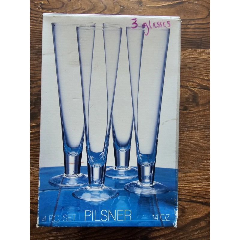 Colony Crafts Vintage Colony Crafts Totally Handmade Stemware 14oz Pilsner
