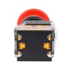 uxcell 22mm Mounting Hole Latching Emergency Stop Push Button Switch