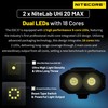 Nitecore EDC37 8000 Lumen Tactical EDC Flashlight with Retractable Keychain