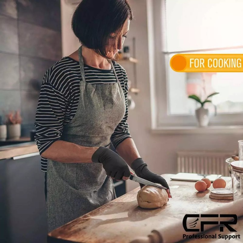 CFR Copper Compression Arthritis Gloves Finger Carpal Tunnel Typing Support