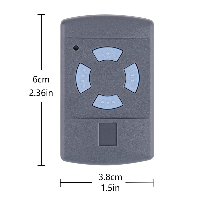 Handheld Transmitter Remote Control Transmitter Compatible with 868.3 MHz Hormann