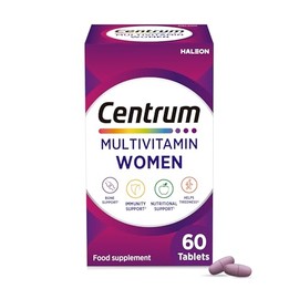 Centrum Women's Multivitamins & Minerals, 23 Essential nutrients Including Vitamin D, C, and Iron, 60 Tablets (Packaging May Vary)