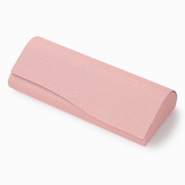 Looca Women's Glasses Case, Simple & Stylish, Slim, Stylish, Cute, Hard, Pink