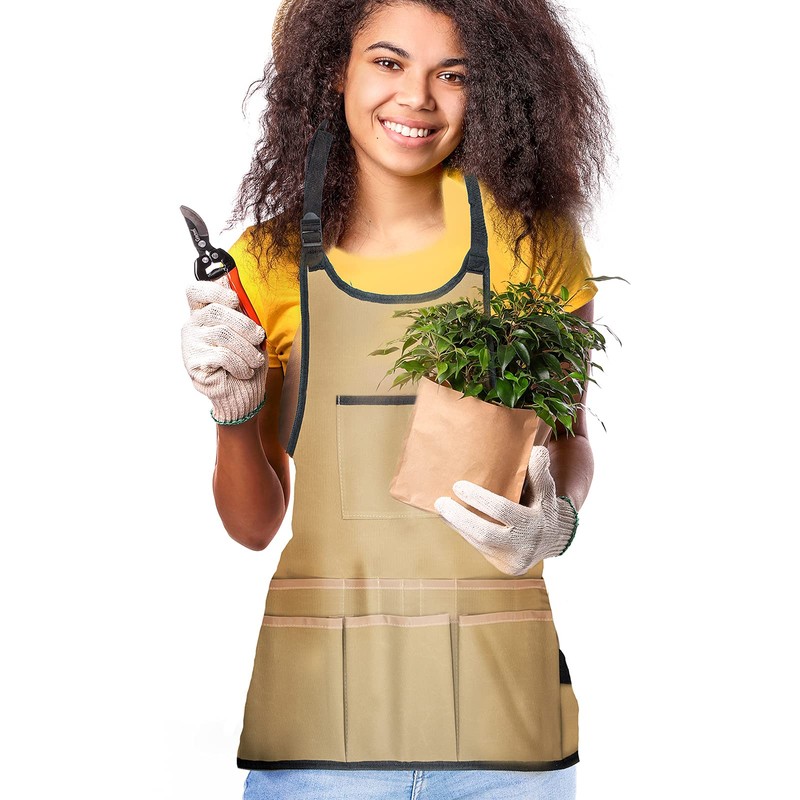 Pelle & Sol Oxford Cloth Garden Apron with Adjustable Garden