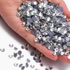 4500 Pieces Hot Fix Glass Flatback Rhinestones HotFix Round Crystal