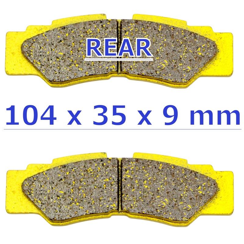 Master Chen Front Rear Brake Pads for Yamaha YXZ1000R YXZ