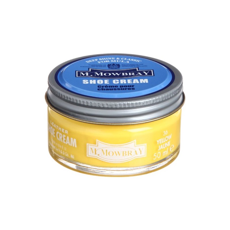 M.MOWBRAY 20241 Shoe Cream Jar - yellow -
