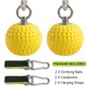 ZNCMRR Climbing Pull Up Power Ball Hold Grips with Straps,