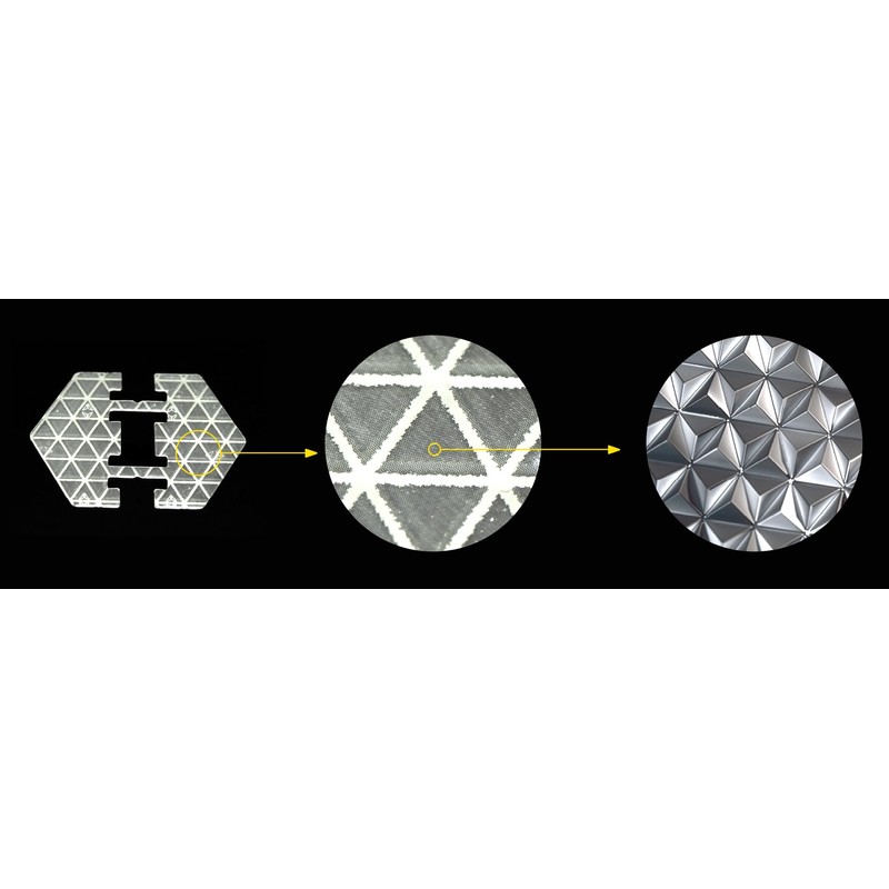 Bike Spoke Reflector Kit - Squircle - White