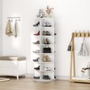 7 Tier Rotating Shoe Rack Tower, Revolving 360 Shoe Rack