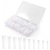 Nivofu 480 Piezas Uñas Postizas Largas y Transparentes, No C