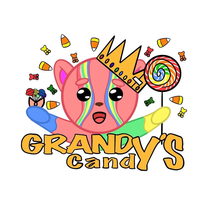 Grandys Candys Edible Easter Grass- Green Apple, Blueberry, Strawberry, &