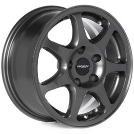 Circuit Performance CP42 15x7 Gloss Gun Metal 5x114.3 +35mm Wheels USDM ITR Integra Type R Style