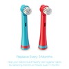 Brusheez Electronic Toothbrush Replacement Brush Heads 2 Pack (Pepper The