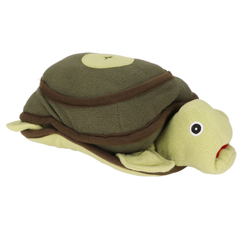Dog Sniffing Training Toy Squeaky Plush Turtle Shape Interactive Bite
