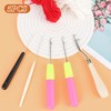 5-Piece Latch Hook Crochet Set - Small Bent Crochet Needles