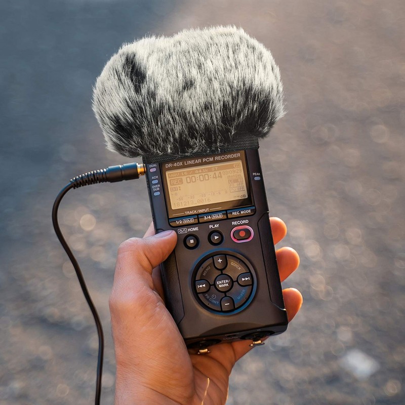 YOUSHARES DR40X Tascam DR-40X DR-40 Portable Recorder Windscreen Muff, DR40
