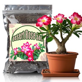 Doter Organic Desert Rose Potting Soil Mix for Healthy Growth 1qt - 100% Natural Potting Mix - Specially Formulated Nutrient-Rich Plant Soil for Desert Rose Plant.