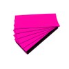 Pack of 25 Magnetic Labels (Pink, Length 10 cm, Width