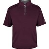 B-Core S/S 1/4 Zip Maroon/Graphite X-Large