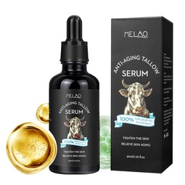 Men's Anti-Aging Tallow Serum for Face, Reviving Day Serum for Men, Natural and Organic Face Serum with 100% Pure Grass-Fed Tallow to Restore Firmness and Retinol, 1.76 Ounce