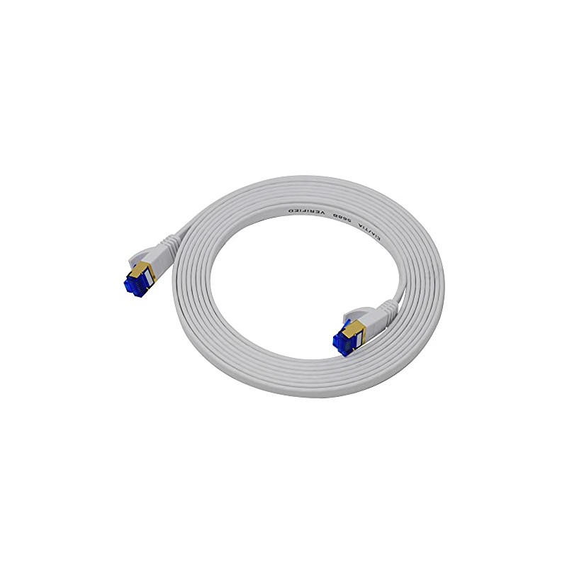 QualGear RJ45 Cat 7 Ethernet Patch Cable, 10Gpbs High-Speed Cable,