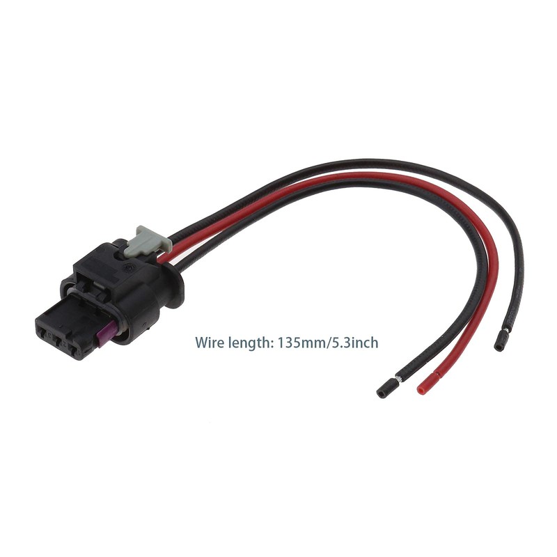 ECSiNG Pack of 2 3-Pin Parking Sensor Plug Replacement Pigtail