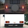 Partsam 2x LED Triple Tail Lights 45 LEDs Rectangle Vertical