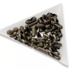 Hackberry Creek 50 Antique Brown Ball Chain Connectors #6 3.2mm,