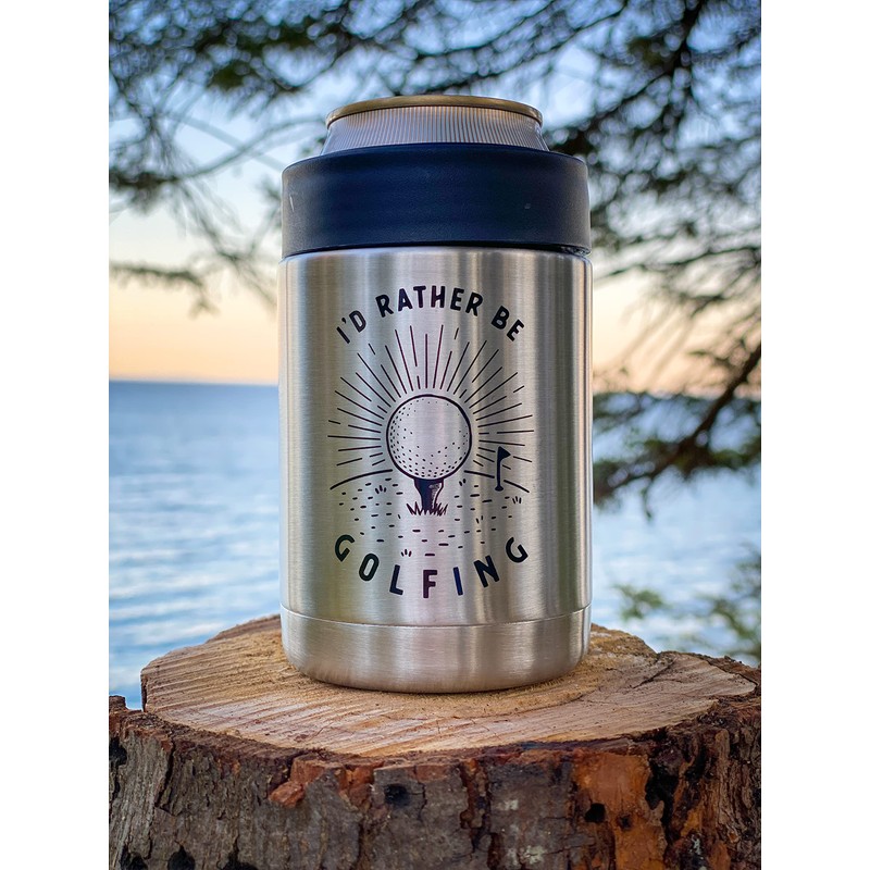 Magic Pine I'd Rather Be Golfing Insulated Stainless Steel Single