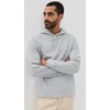REIGNING CHAMP Men's Lightweight Waffle Standard Hoodie, Hgrey, Grey, L