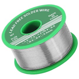 Solder 0.8 mm, Solder Lead Free with Rosin Core, Solder with Flux 20 g, Solder Wire, Solder Wire for Repair and DIY of Electronic Electric Soldering Components