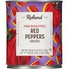 Roland Foods Diced Fire Roasted Red Peppers, 28 Ounce Can,