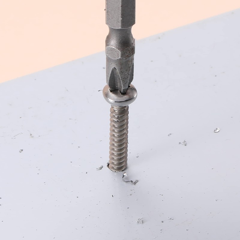 #6 x 1/2" Sheet Metal Screws 100Pcs 410 Stainless Steel