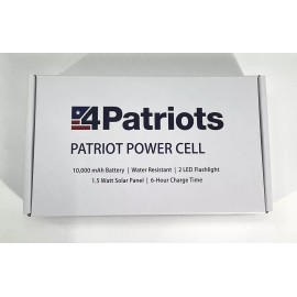 Patriot 4Patriots Patriot Power Cell Solar Charger BRAND NEW
