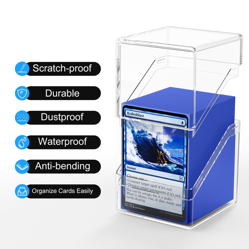 YSCare Card Deck Case, Deck Box with 100 Pack Card