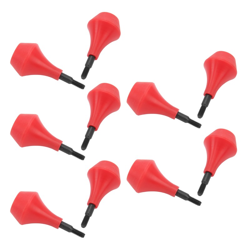 10PCS Archery Arrow Head Safety Arrow Tips Screw in Nylon