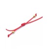 trendy Red String Bracelet Cross Golden Religious Adjustable Knot 6-10in