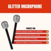Rhode Island Novelty 10 Inch Glitter Microphone, One per Order