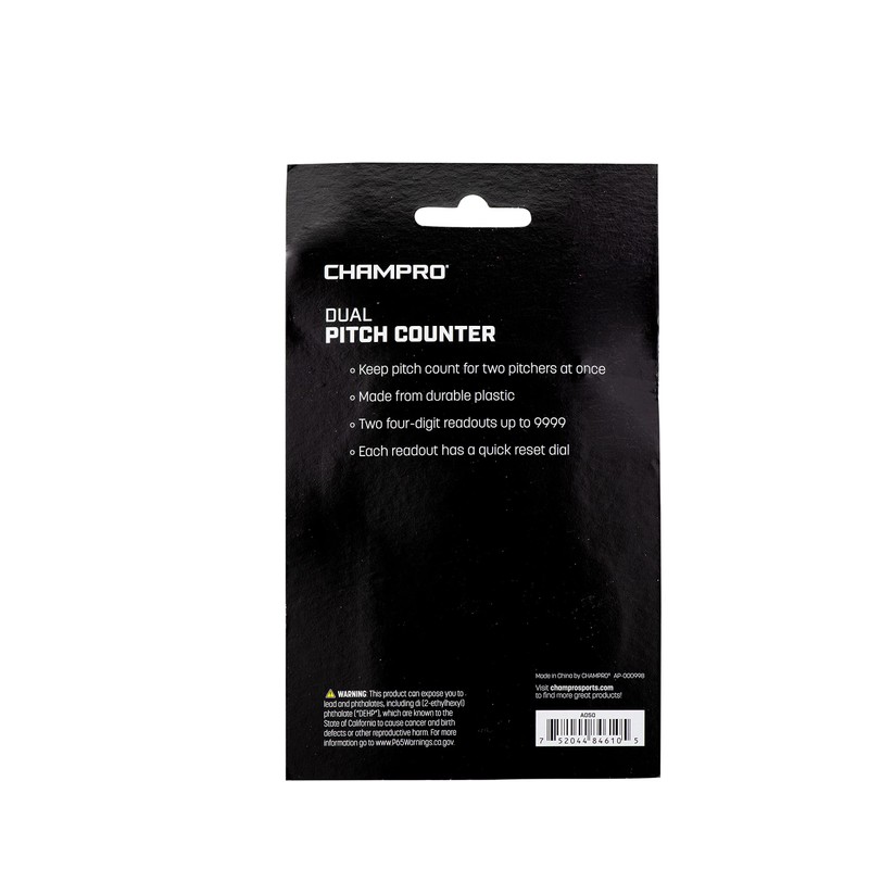 CHAMPRO Baseball Dual Pitch Counter