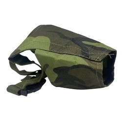 Dog Safety Muzzle Adjustable Biting Barking Mouth Guard Adjustable Dog Mouth Guard Small Medium Large HTUK (Camo, 26cm)