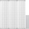PRO&Family 21" x 72" NSF Chrome 3 Wire Shelf Kit