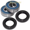 Caltric Front Wheel Ball Bearing And Seal Kit for Suzuki