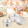 E-far Cake Pan Set of 3 (4 inch/6 inch/8 inch),